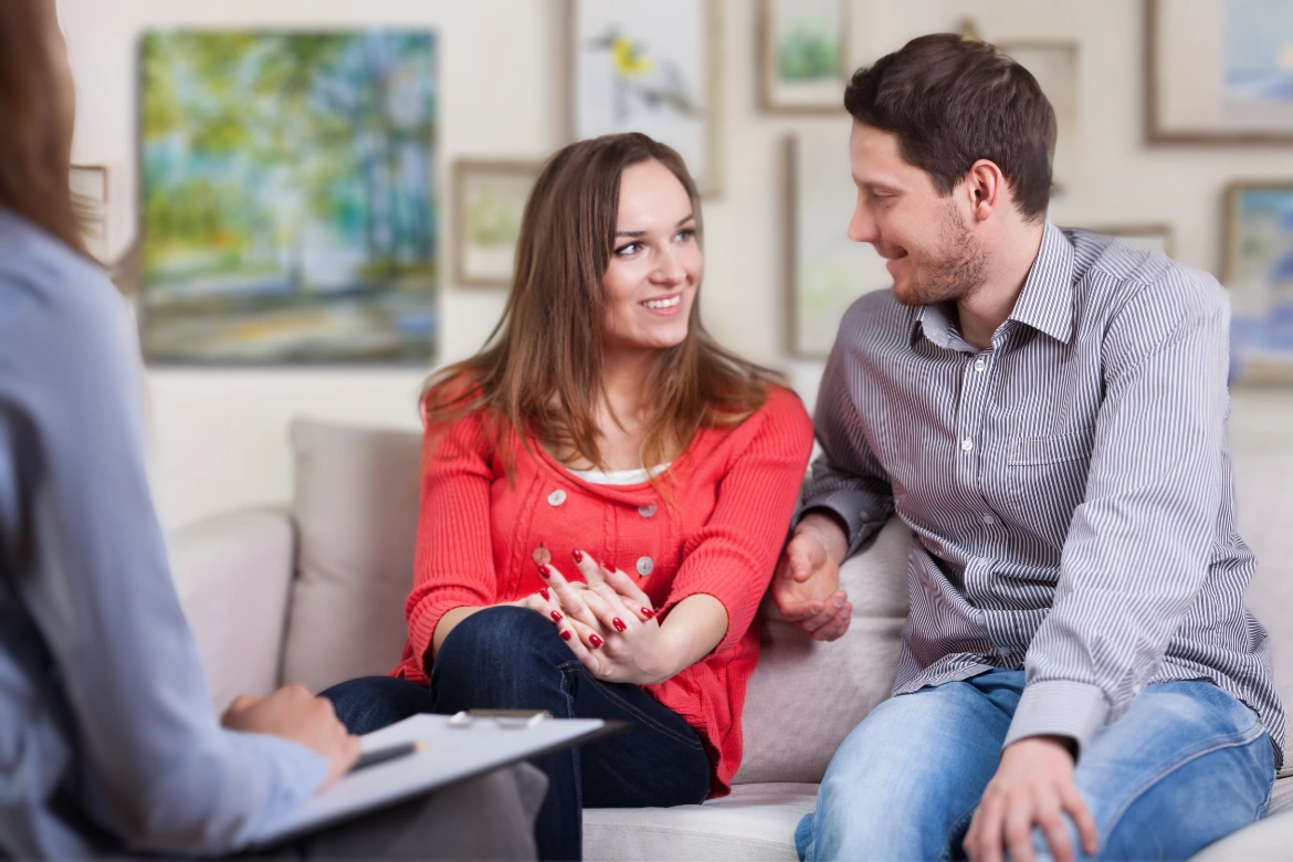 Couples therapy session
